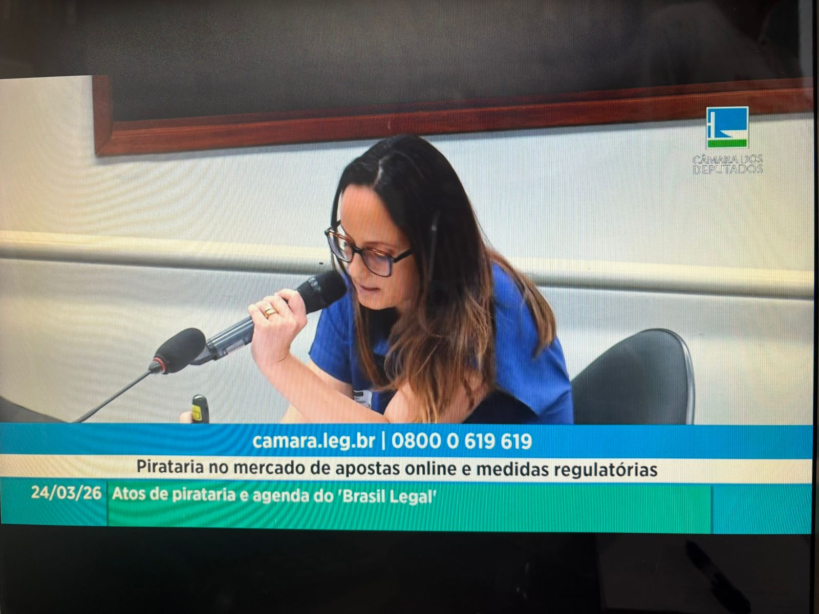 Audiência pública sobre pirataria no mercado de apostas online e medidas regulatórias.
